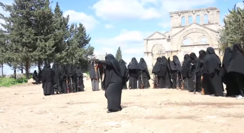 Female Jihadists training camp