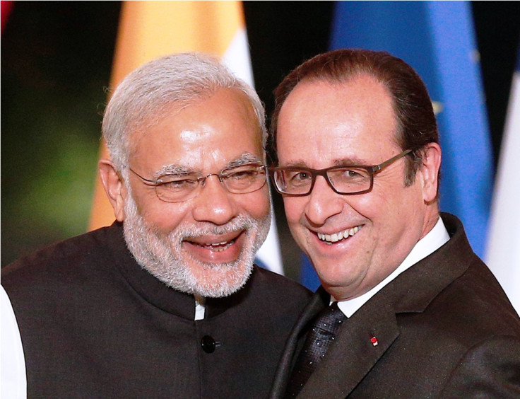 Narendra Modi Francois Hollande Narendra Modi Francois Hollande