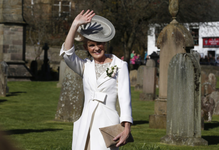 Judy Murray arrives for her son's wedding