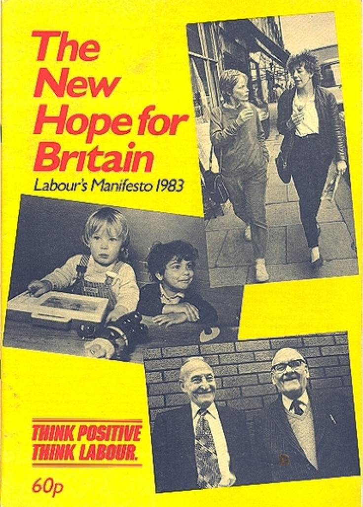 Labour manifesto 1983