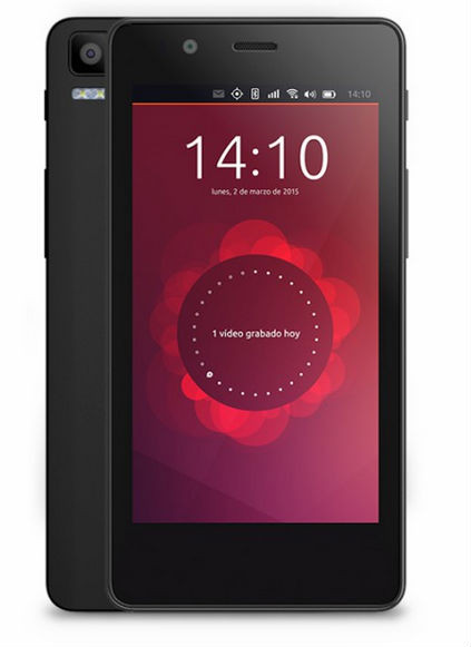 bq's Aquaris E4.5 Ubuntu smartphone bq's Aquaris E4.5 Ubuntu smartphone