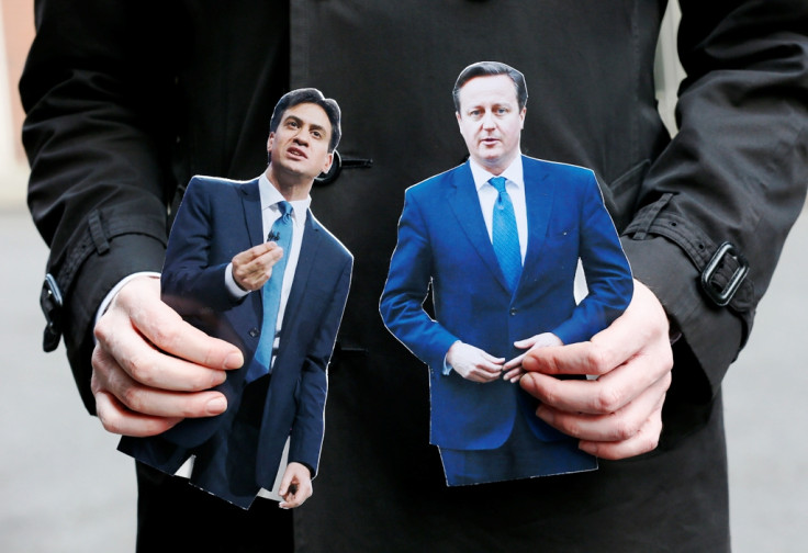 Miliband and Cameron Cardboard Cutouts Miliband and Cameron Cardboard Cutouts