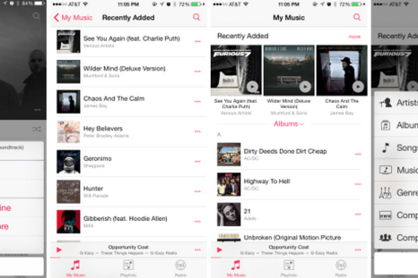 Apple Music App iOS 8.4