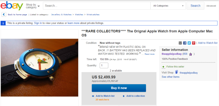 Apple Watch ebay