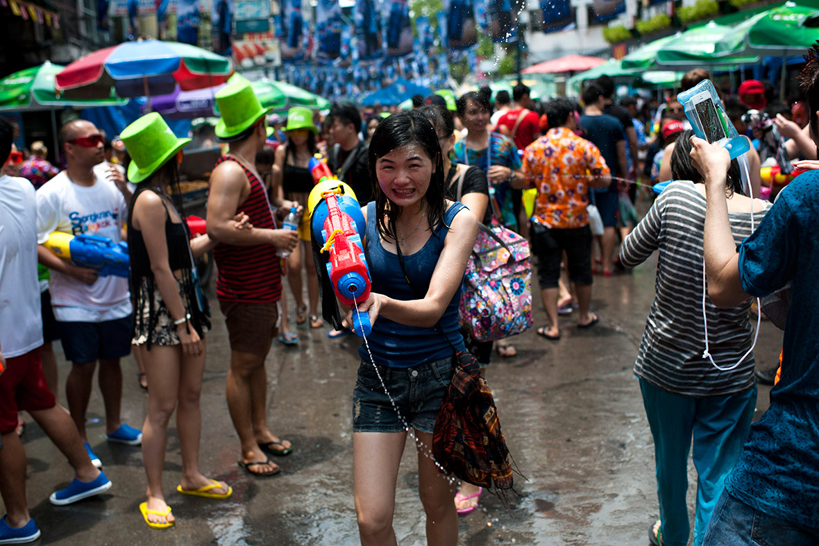 songkran water festival Thailand