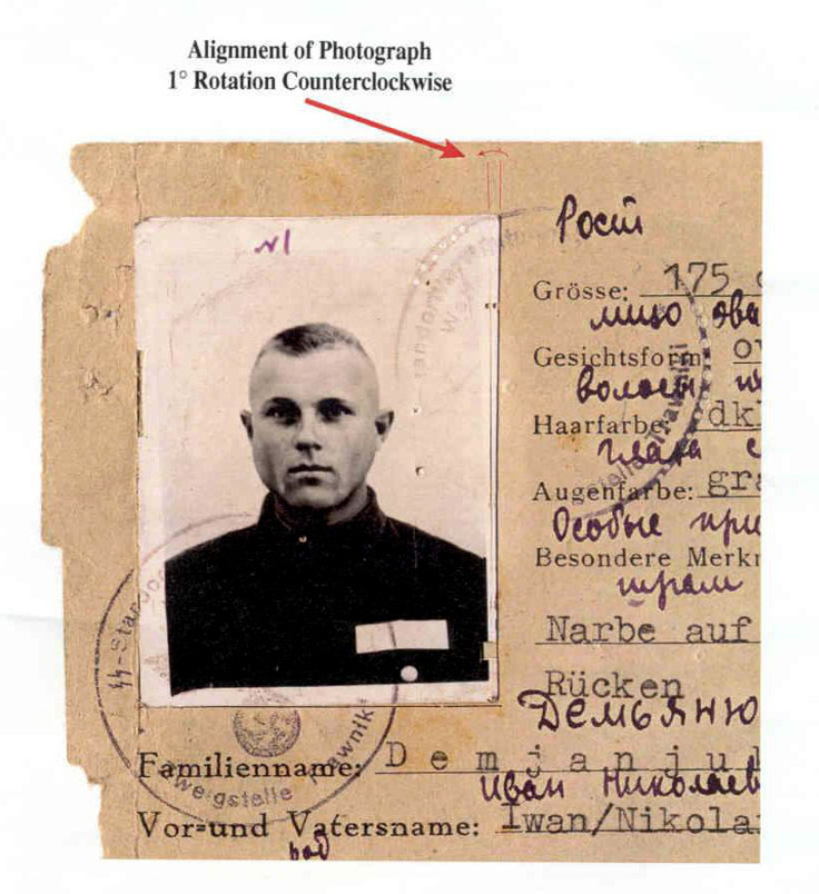 Wartime documents revealed that Demjanjuk