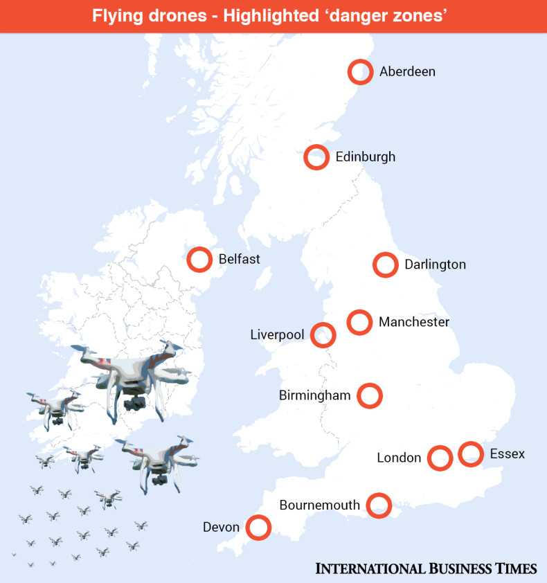 Some No Fly Zones in the UK