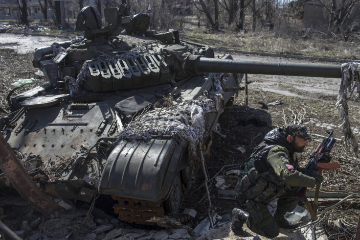 Fighting Donetsk Pro-Russian rebel