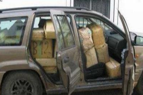 Car full of hash discovered by police