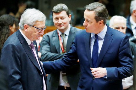 Jean-Claude Juncker and David Cameron