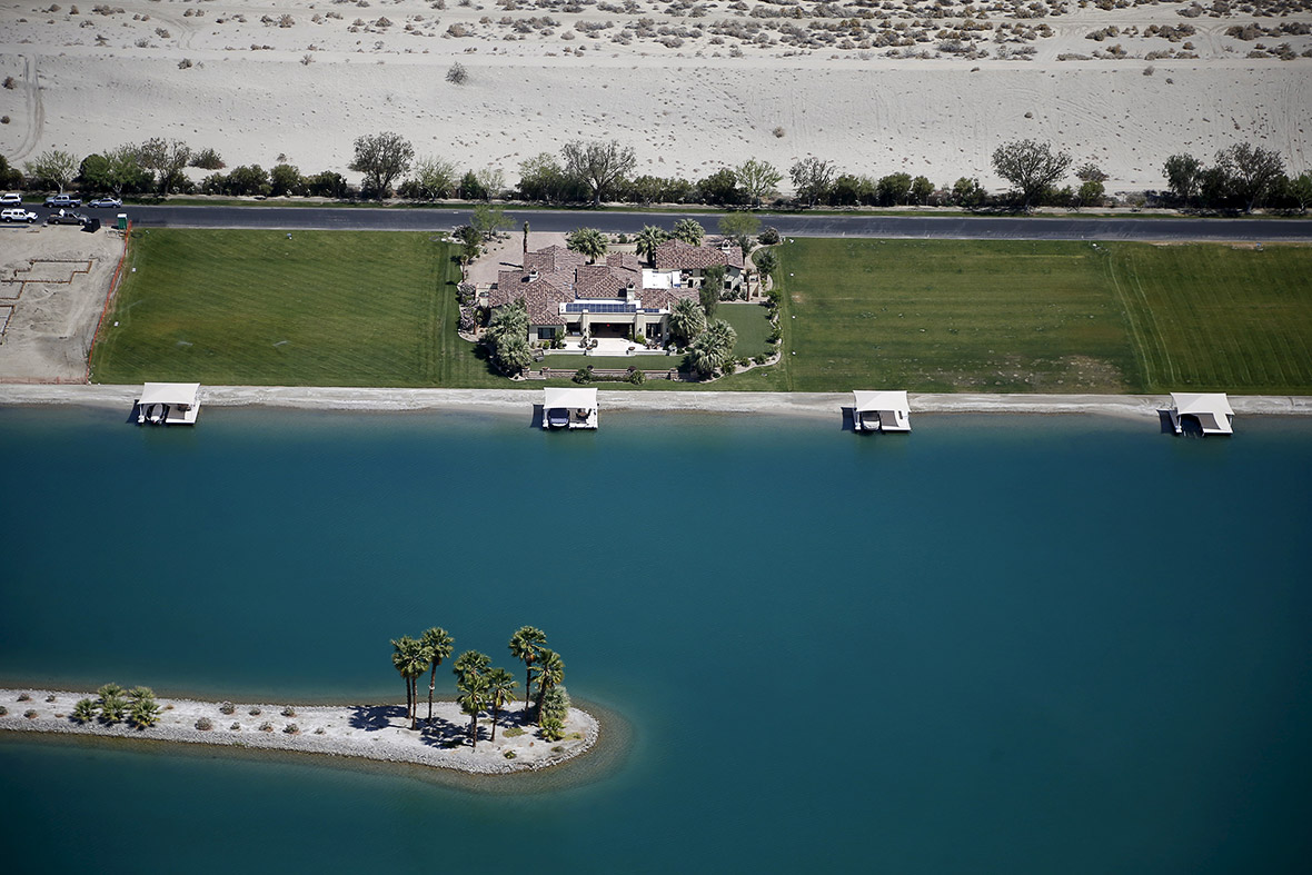 california drought from above