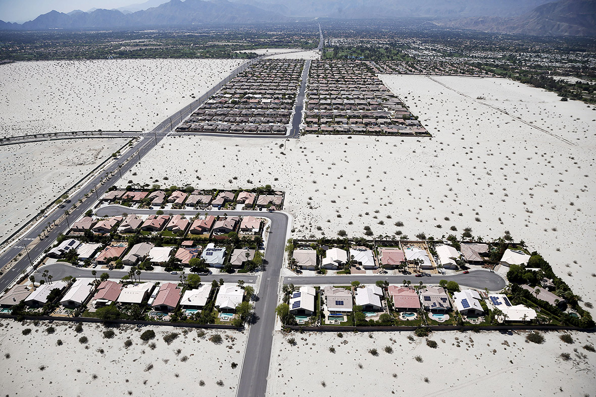 california drought from above