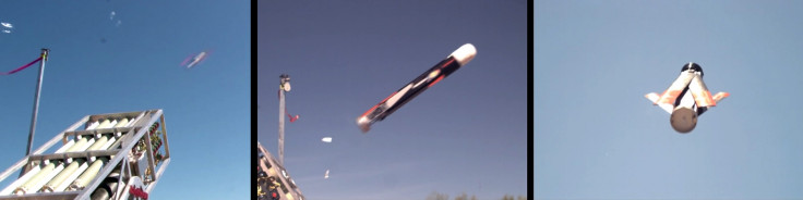 US Navy's LOCUST UAV launching cannon