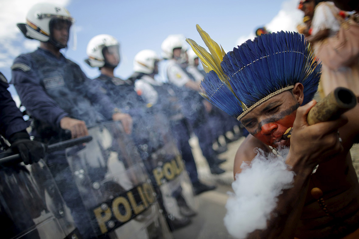 brasilia indigenous protest