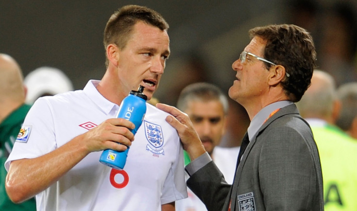 John Terry and Fabio Capello