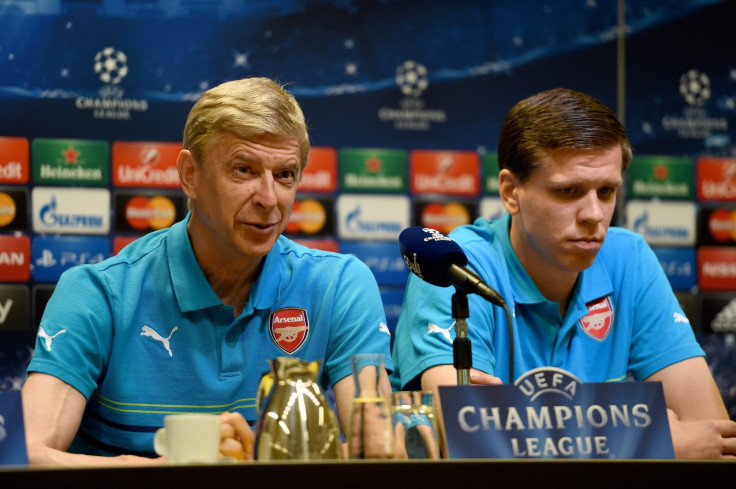 Arsene Wenger and Wojciech Szczesny