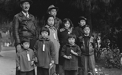 Japanese American internment family.