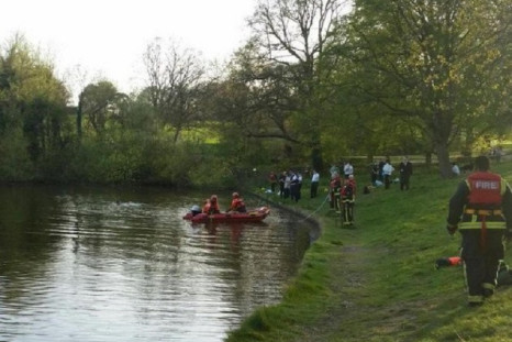 Rescue teams at Hampstead Ponds
