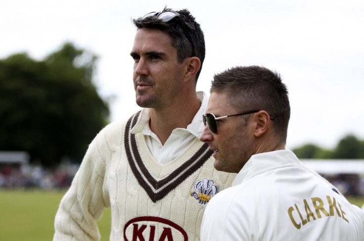 Kevin Pietersen and Michael Clarke