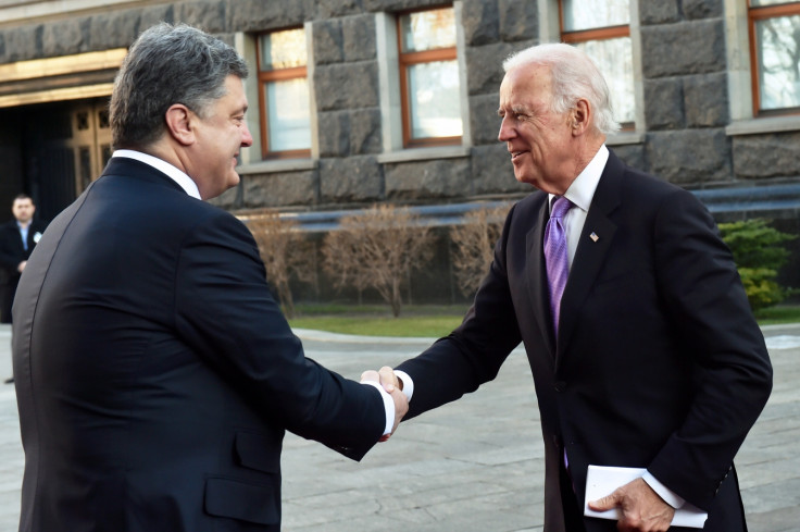 Biden and Poroshenko