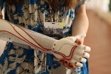 Grace Mandeville Bionic Arm close-up