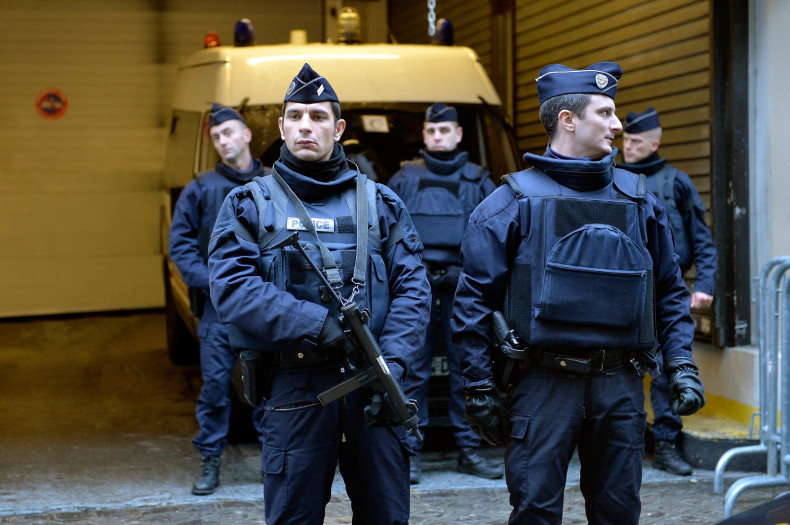 Anti-terror police in Paris