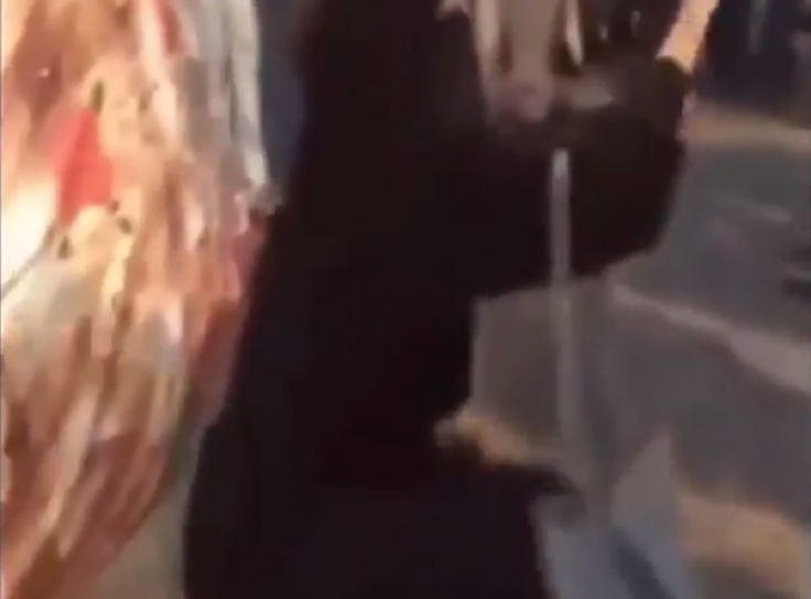 Saudi Arabia woman slapped
