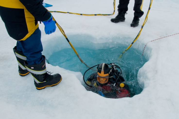 Antarctic ocean seafloor