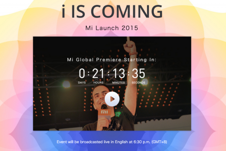 Xiaomi Global Launch livestream
