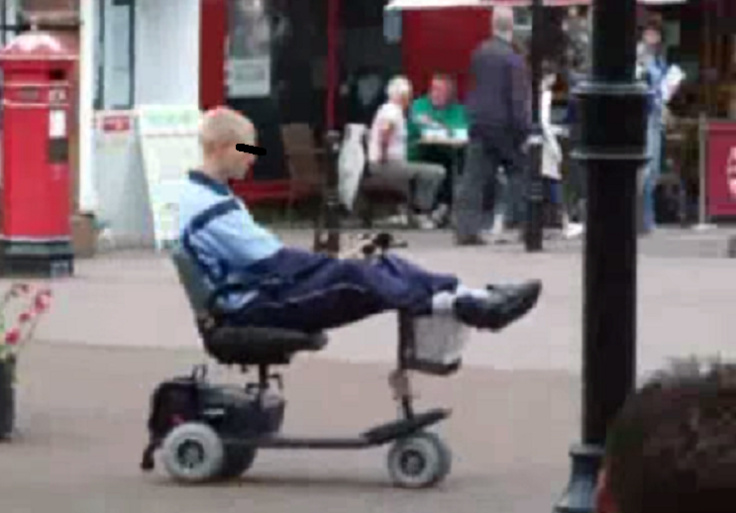 Youth joyrides mobility scooter in Carlisle