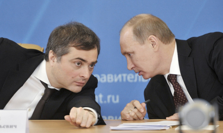 Vyasheslav Surkov and Vladimir Putin