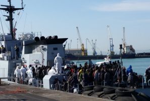 Migrant boat Catania