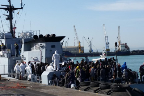 Migrant boat Catania
