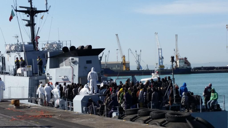 Migrant boat Catania