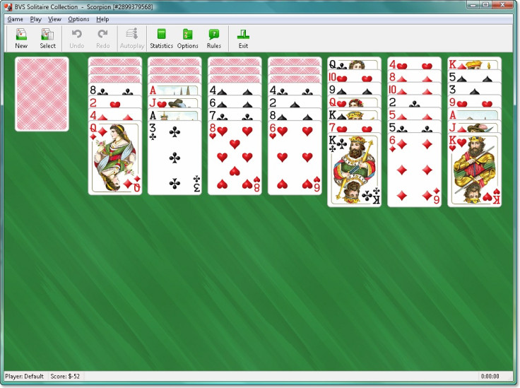 Windows 10 Build 10061 Solitaire