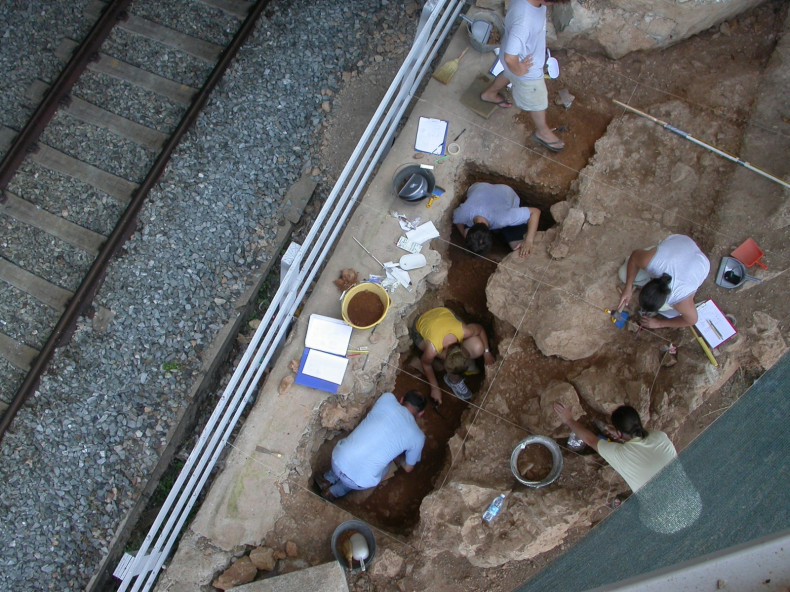 Protoaurignacian excavation site