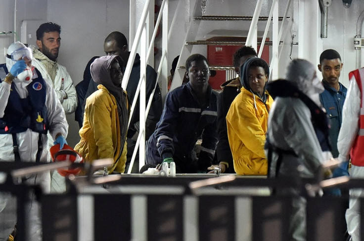 Survivors Of The Mediterranean migrant boat disaster