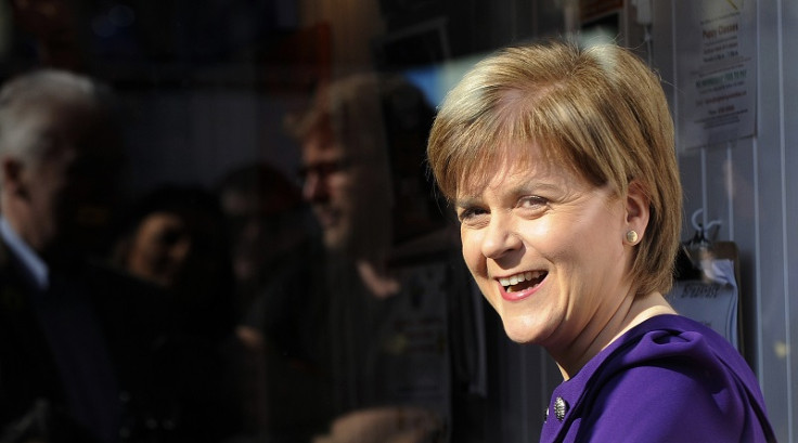 Nicola Sturgeon SNP campaigning 22 April