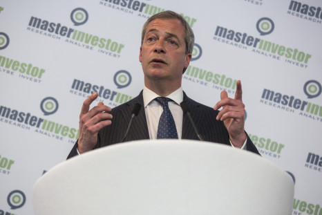 Nigel Farage at the Master Investor show
