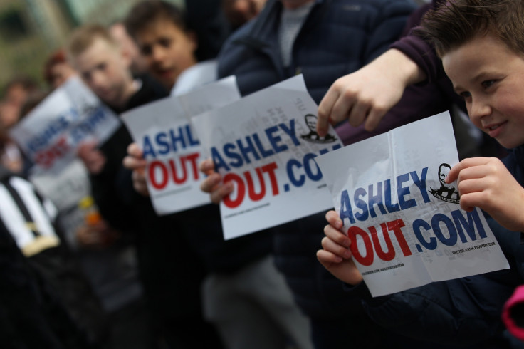 Mike Ashley protest
