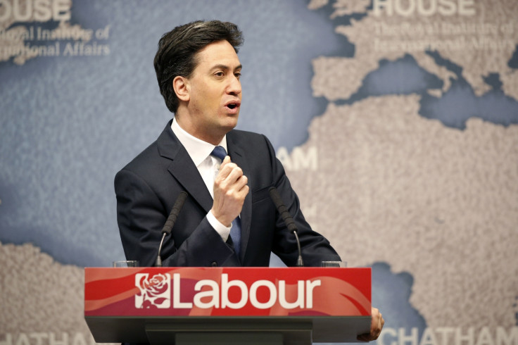 Labour leader Ed Miliband