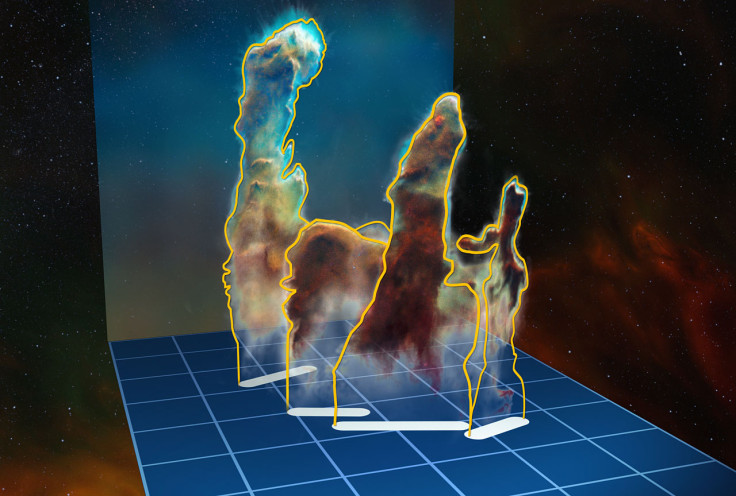 pillars of creation in 3d