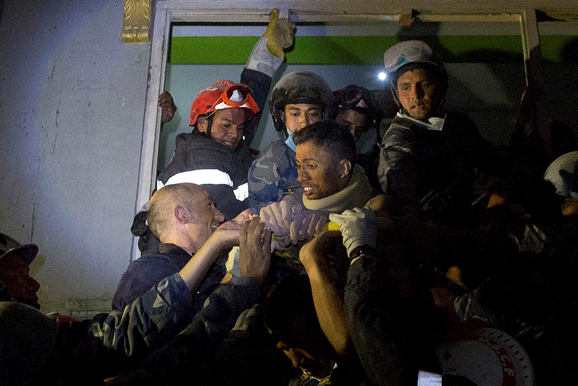 Nepal earthquake rescue