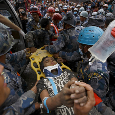 Nepal earthquake rescue