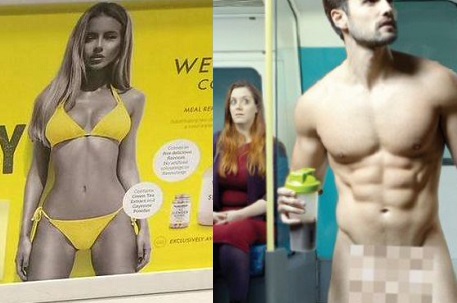 Beach Body Ready protest Why arent we more worried about naked men on the Tube? IBTimes UK