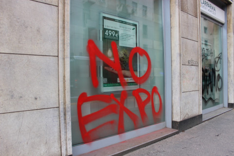 No Expo protest in Milan