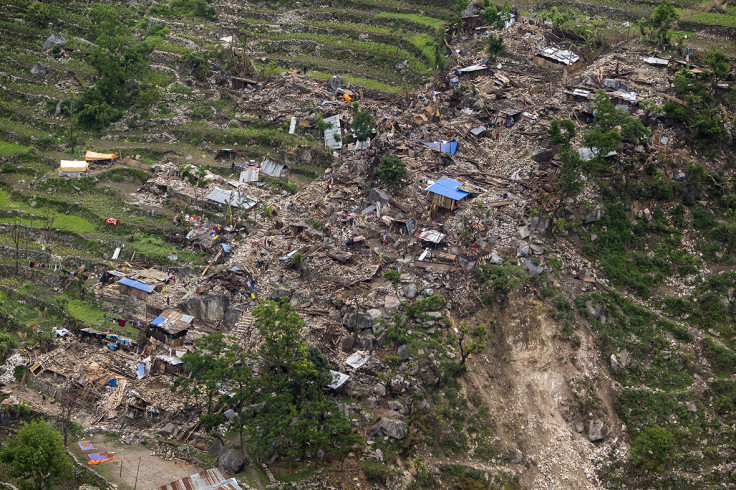 Nepal earthquake aerial photos