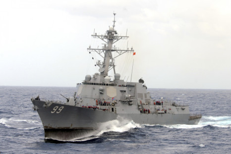 US navy destroyer
