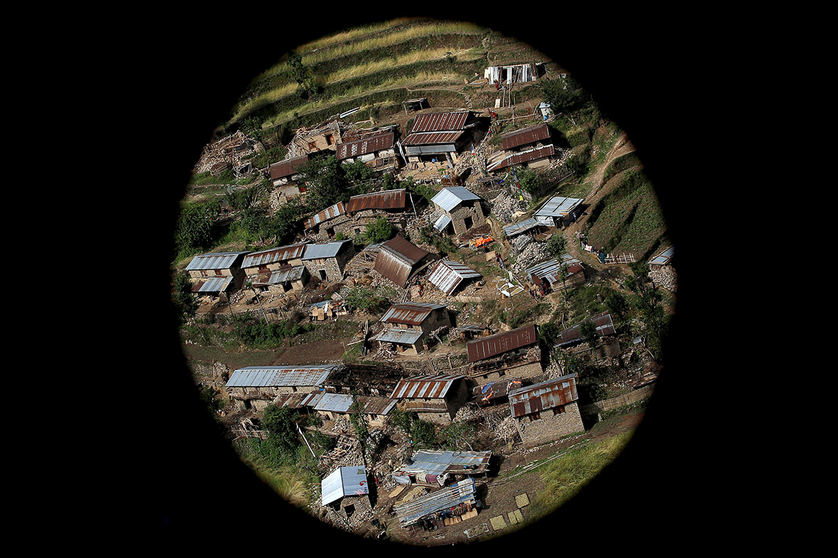 Nepal earthquake aerial photos