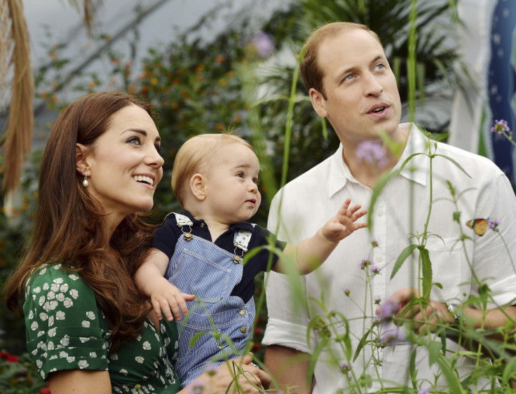 Duke and Duchess with Prince George